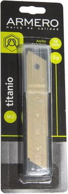 Лезвие сегм. Armero A512/118 Tytan 18мм (5 шт.)
