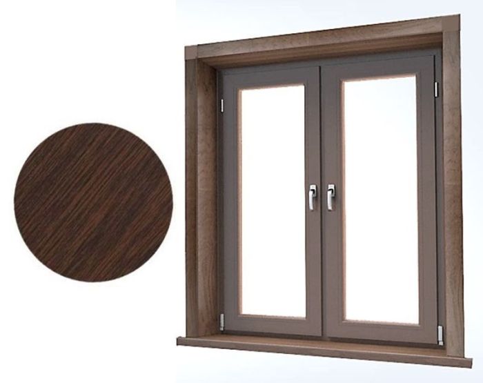 Наличник откоса Qunell N-75 мм тёмный дуб